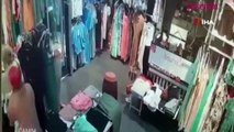 4 kadın girdikleri bir mağazada 8 dakika içinde 15 bin lira değerinde 54 giysi çaldı!