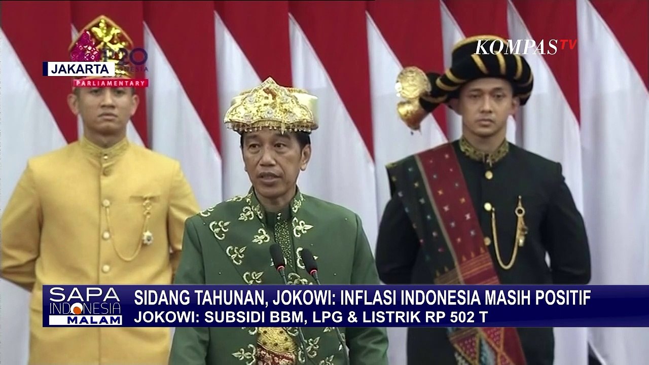 Sidang Tahunan, Jokowi Sebut Inflasi Indonesia Jauh di Bawah Negara Maju