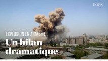 La gigantesque explosion en Arménie a fait au moins 16 morts et 60 blessées