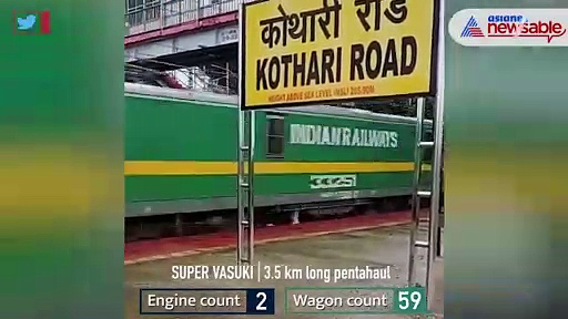 WATCH: This is Super Vasuki, India's longest freight train