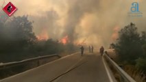 El incendio de Vall D'Ebo sigue avanzando sin control