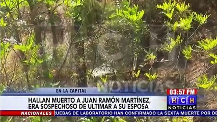 ¡Putrefacto! hallan a hombre que habría asesinado a su cónyuge en Ojojona