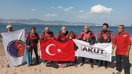 Kocaeli gündem haberi | AKUT ekipleri Gölcük'teki "batık şehre" dalış gerçekleştirdi