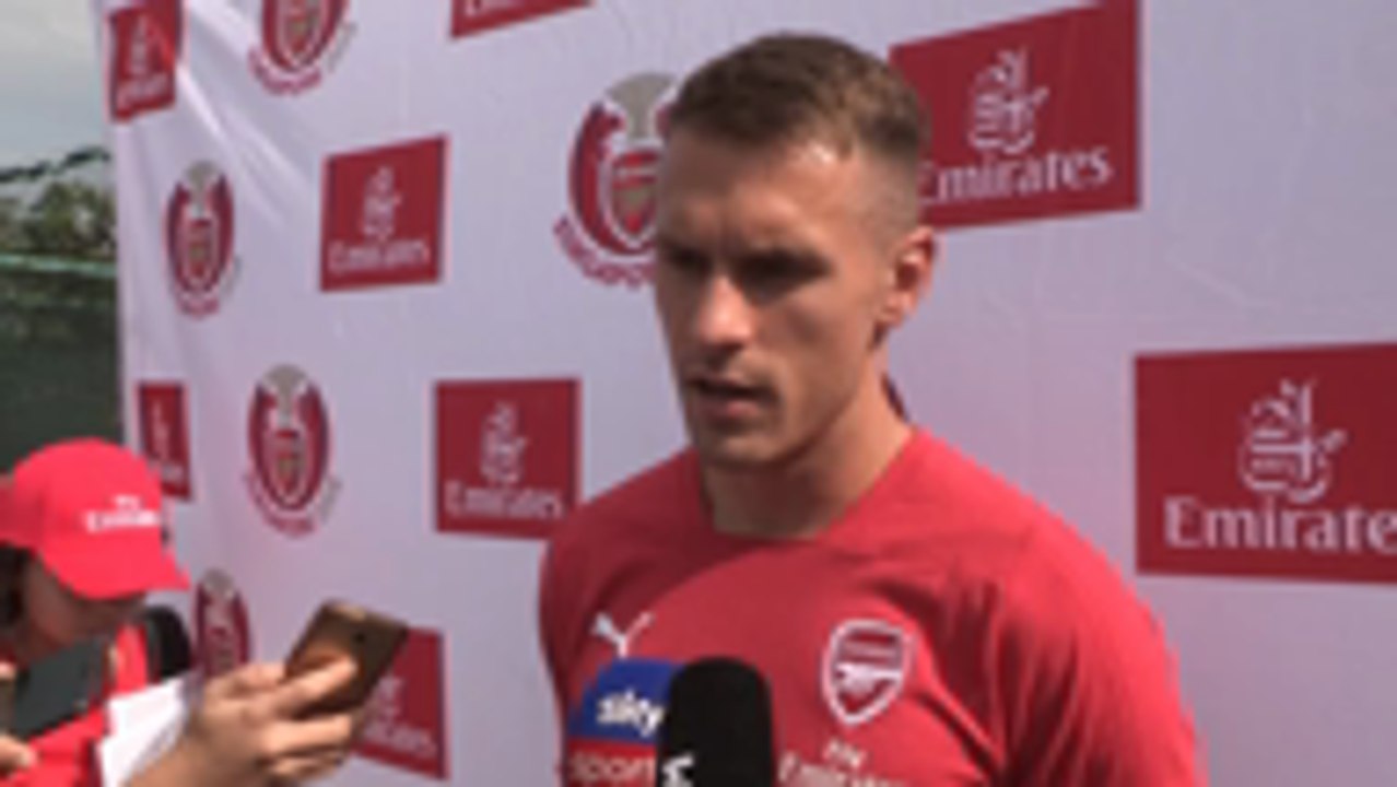 Arsenal are 'right behind' Ozil - Ramsey