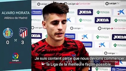1ère j. - Morata : "Nous devions commencer le championnat de la meilleure façon possible"