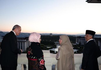 Cumhurbaşkanı Erdoğan, Malezya Kralı Abdullah Şah ile aile fotoğrafı çekildi