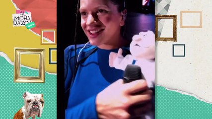 Rosalía emocionada con el Dr. Simi - Almohadazo Casero