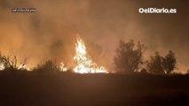 Un millar de efectivos y medio centenar de medios aéreos combaten los incendios de Vall d'Ebo y Bejís, que siguen “muy activos”