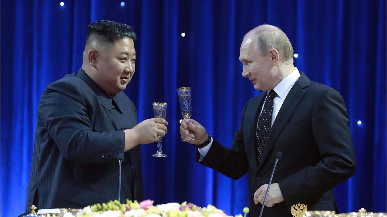 Putin befriends Kim Jong Un in midst of Western 'hostile military forces'