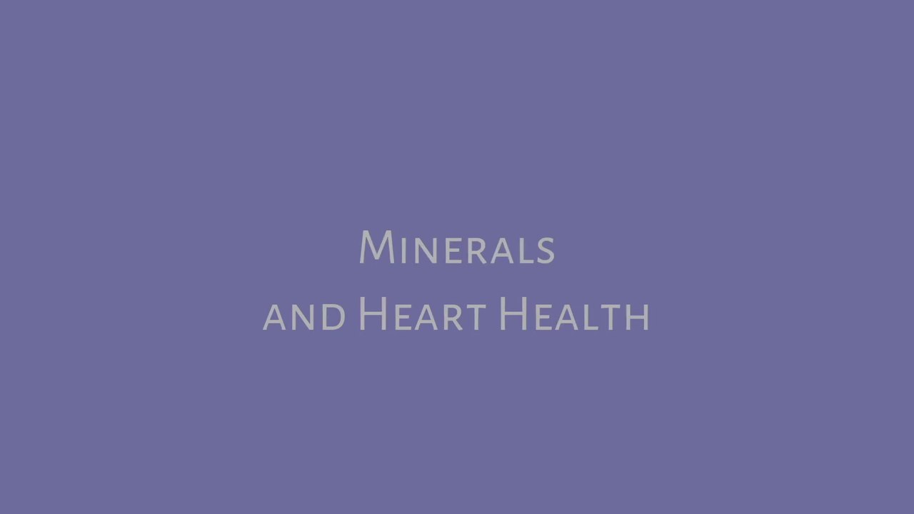 Minerals and Heart Health