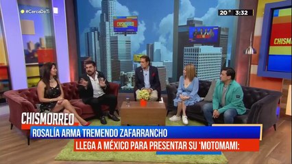 Se arma tremendo zafarrancho con Rosalía a su llegada a México