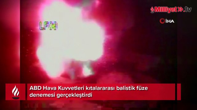 ABD’den kıtalararası balistik füze denemesi