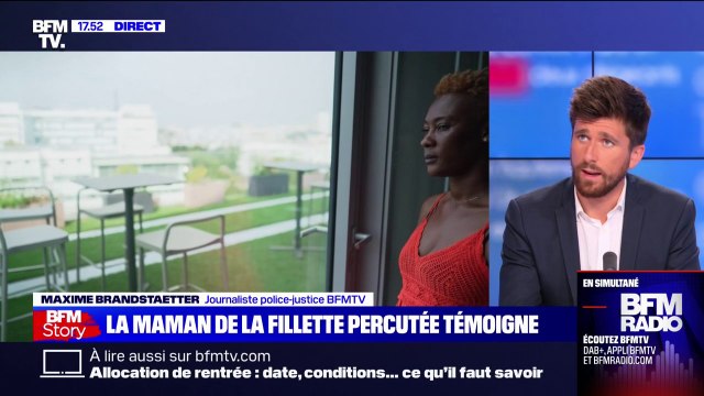 Ça reste toujours dans ma tête, c'est un cauchemar : la mère de Kenya, percutée lors d’un rodéo urbain à Pontoise, témoigne sur BFMTV