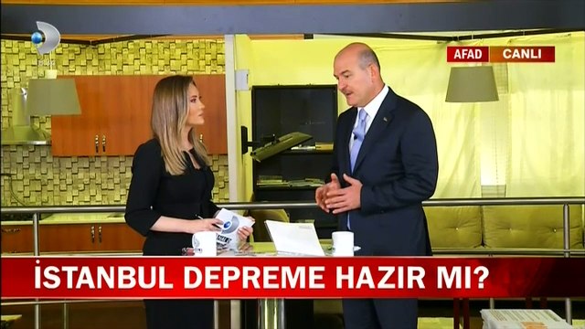 Bakan Soylu, Kanal D Ana Haber'de Deprem uyarı sistemiyle ilgili tüm ayrıntıları açıkladı