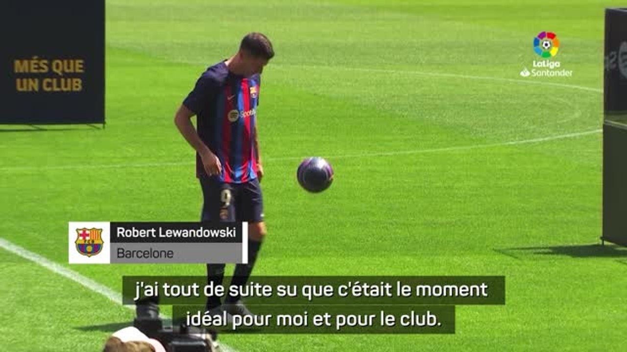 Barcelone - Lewandowski : "Le moment idéal pour rejoindre Barcelone et gagner des titres"