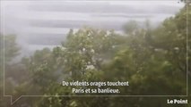 De violents orages frappent Paris et sa banlieue