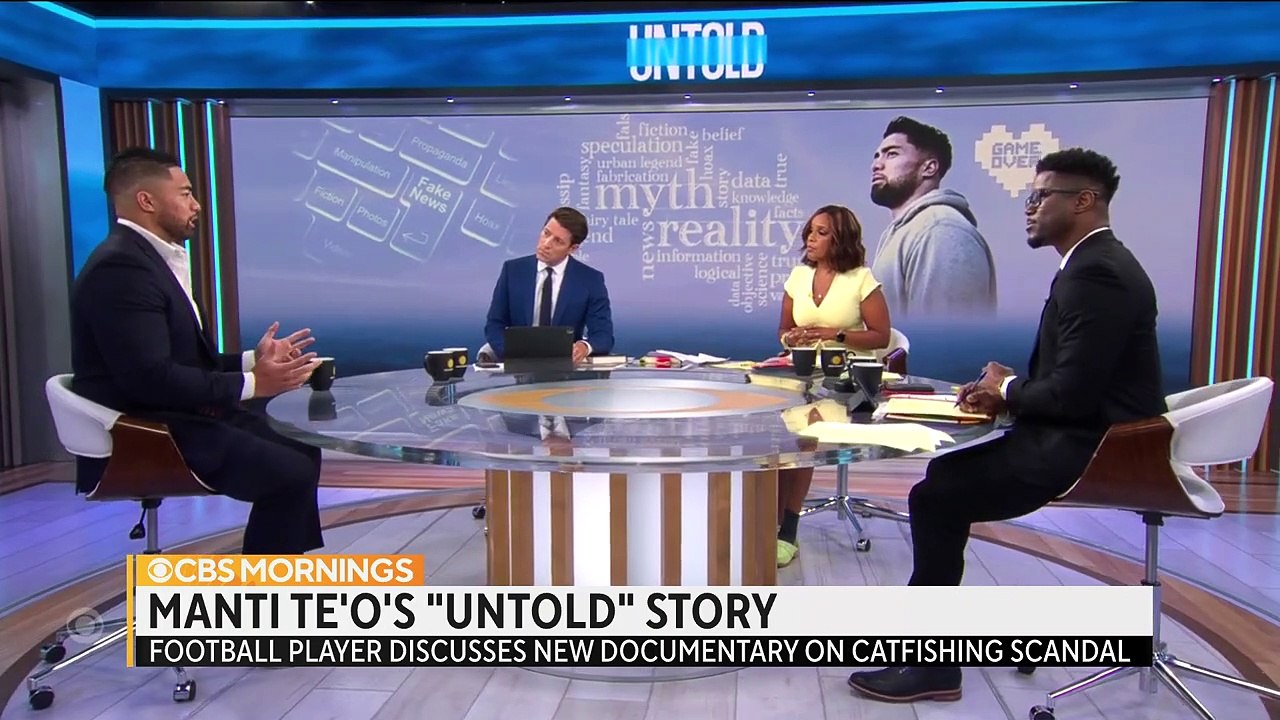 Football player Manti Te'o on falling victim to highprofile catfishing hoax video Dailymotion