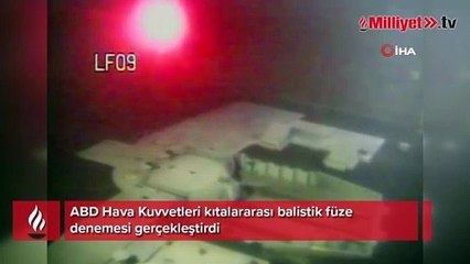 Скачать видео: ABD’den kıtalararası balistik füze denemesi