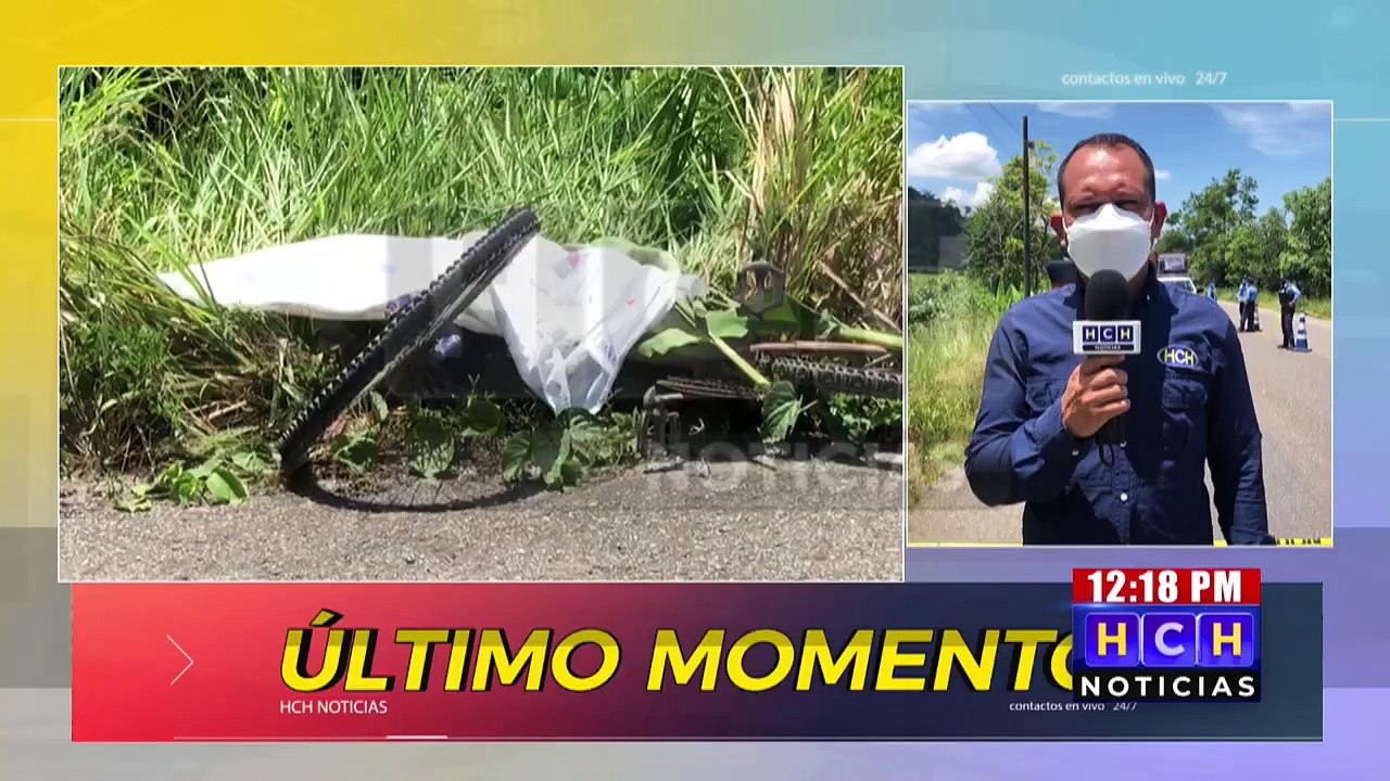 Asesinan a ciclista en Omoa