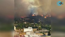 El fuego de Vall de Ebo quema ya más de 11.000 hectáreas