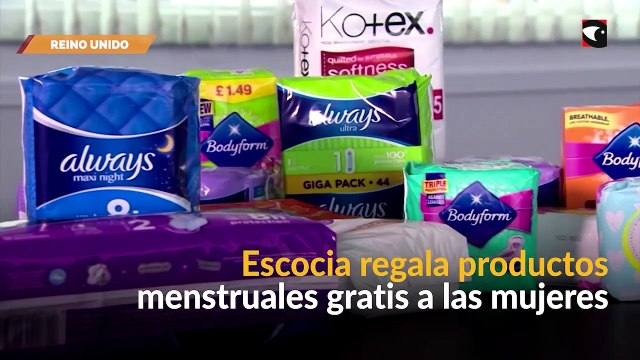 Escocia: Se regalan productos menstruales gratis para mujeres