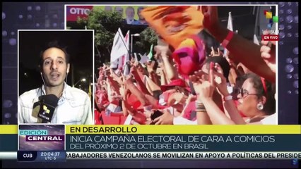 Campaña electoral de candidatos a la presidencia inició en Brasil