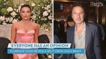 Florence Pugh Reveals She and Zach Braff Quietly Broke Up: 'Everybody Has an Opinion'