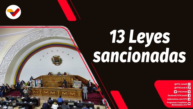 Tras la Noticia | AN cumple 54% del plan legislativo con 13 leyes sancionadas