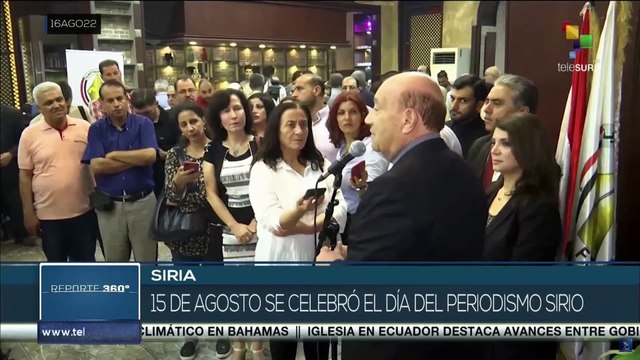 En el día del periodismo sirio se rindió tributo a los 45 colegas asesinados por el terrorismo