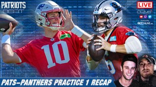 Patriots & Panthers Joint Practice Day 1 Recap | Patriots Beat