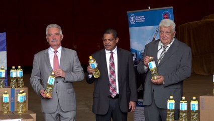 Rusia dona 196 toneladas de aceite girasol a Nicaragua