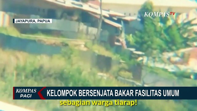 KKB Papua Bakar Fasilitas Umum di Intan Jaya, Warga Ketakutan Berusaha Menyelamatkan Diri!