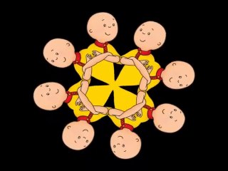 Caillou kaleidoscope promo test