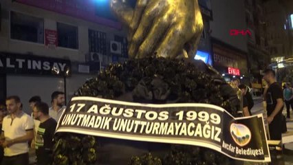 Balıkesir haberi | İSTANBUL-AVCILAR'DA MARMARA DEPREMİ'NDE HAYATINI KAYBEDENLER ANILDI