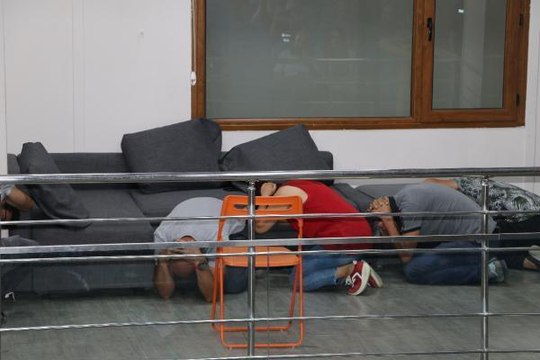 Ankara haberi... ANKARA'DA, 17 AĞUSTOS DEPREMİNİN YIL DÖNÜMÜNDE DEPREM TATBİKATI YAPILDI