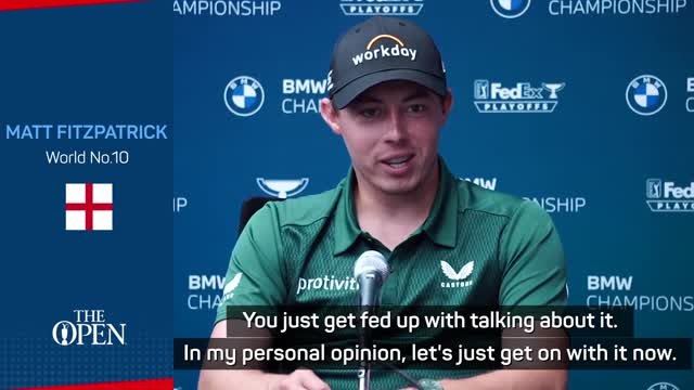 Fitzpatrick, Rahm not distracted by LIV Golf talk