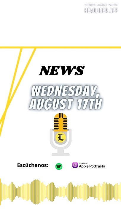 News wednesday august 17