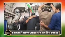 Salman Khan Dances With Indian Navy Officers, Celebrates 75th Independence Day | Viral Video