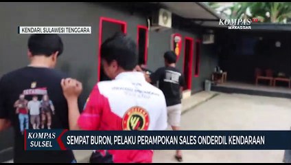 Sempat Buron, Pelaku Perampokan Sales Onderdil Kendaraan Ditangkap