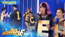 Vice hides behind Jugs because of Anne | It's Showtime