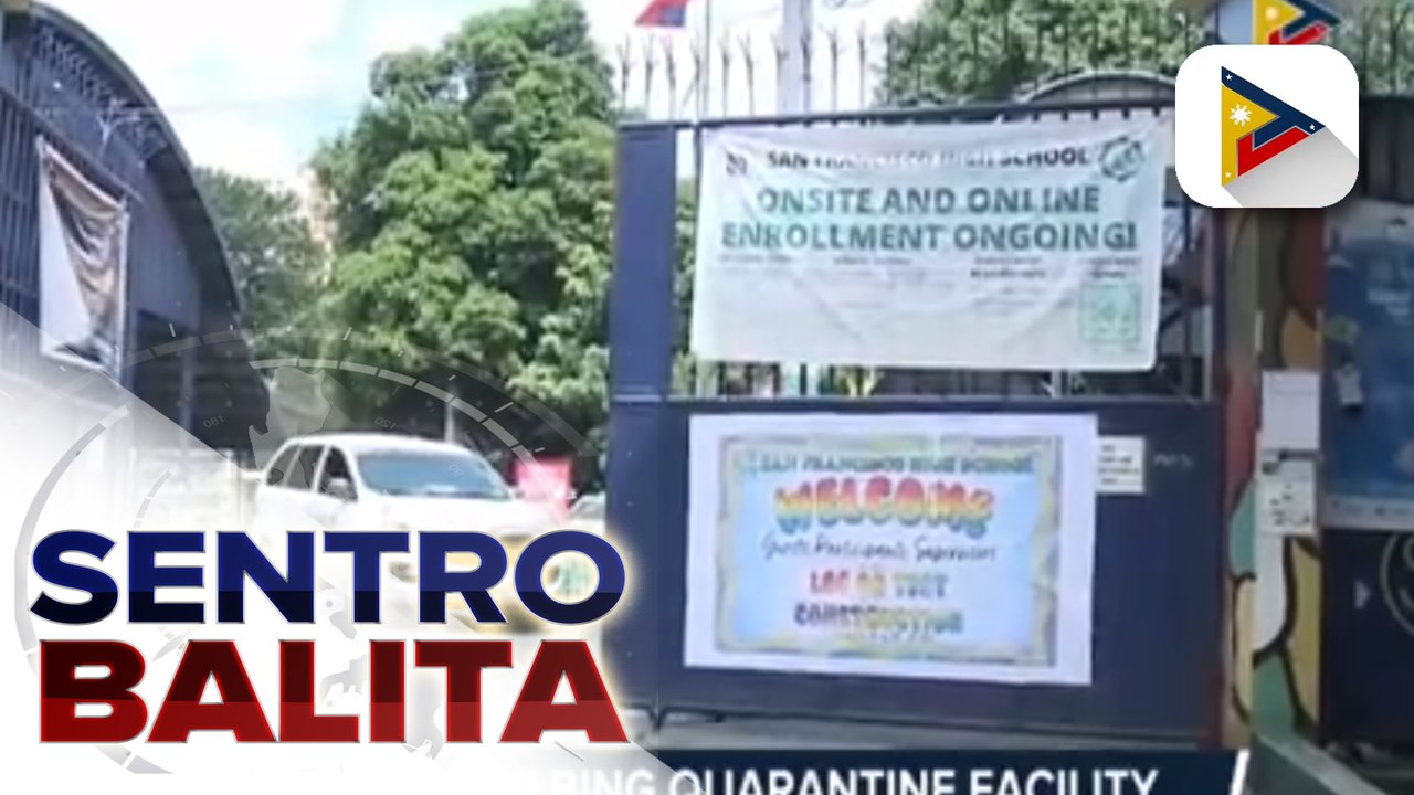 Mga paaralan na nagsilbing quarantine facility, doble ang paghahanda para sa pasukan
