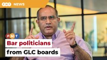 Bar politicians from GLC boards, economist tells govt