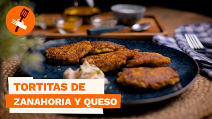 Tortitas de zanahora y queso