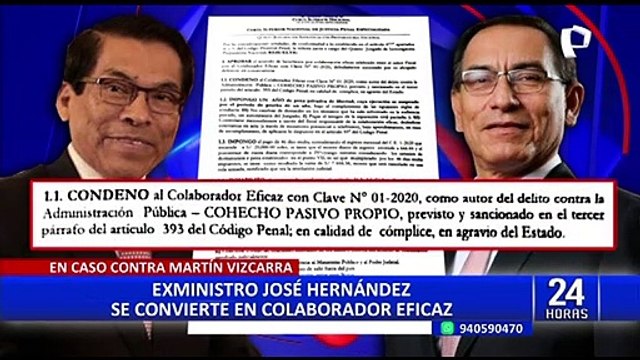Martín Vizcarra: Juez emite sentencia a exministro que aceptó ser intermediario de coimas