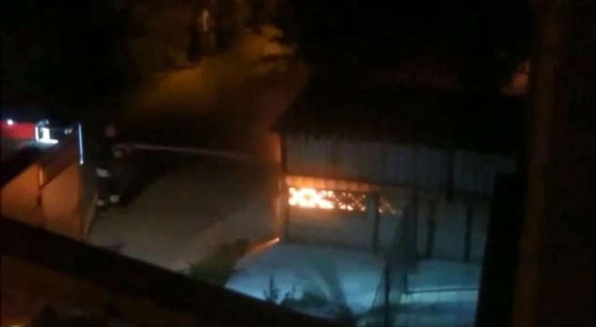 Kastamonu 3. sayfa: Park halindeki araç alev alev yandı