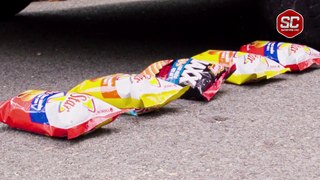 Crushing Crunchy & Soft Things by Car Compilation : Snack, Egg, instant noodles and more