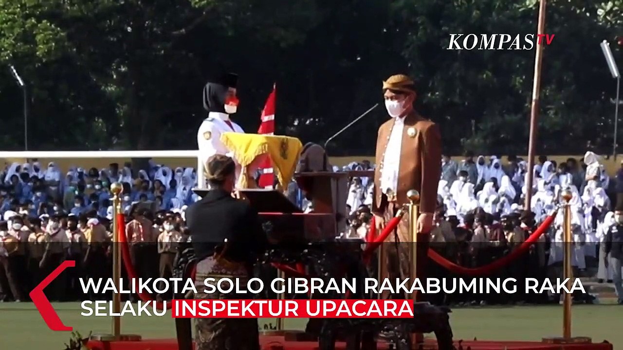 Paskibra Menangis Bendera Merah Putih Gagal Berkibar di Solo pada HUT ke-77 RI