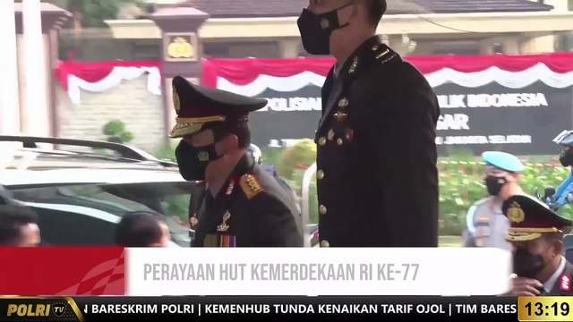 Upacara Hari Kemerdekaan Ri Di Lap Bhayangkara Mabes Polri
