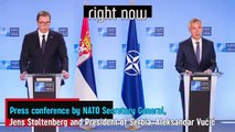 LIVE - Jens Stoltenberg and Aleksandar Vučić. Press conference following the negotiations. NATO.