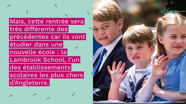 Kate Middleton débordée : la rentrée de George, Charlotte et Louis chamboulée